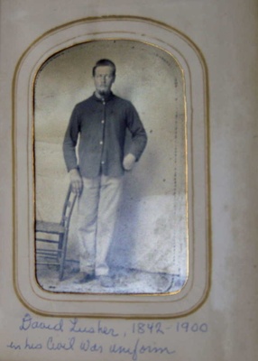 David Lusher: In Civil War uniform