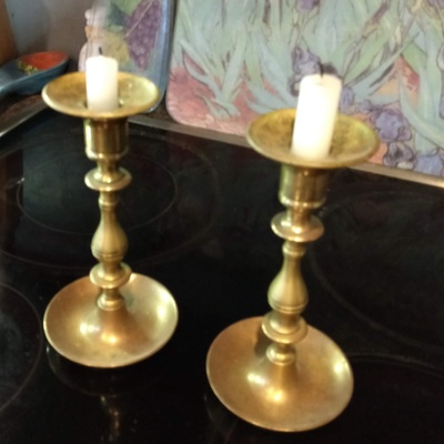 Sarah Kaplan's candlesticks 