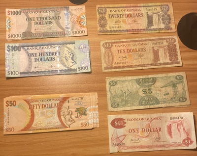 Guyanese money 