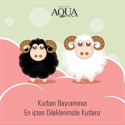 The symbol of Kurban Bayrami is goats 