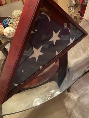 My Grandfathers burial flag  
