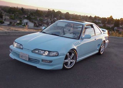 Baby Blue Integra, Front