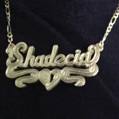 my nameplate necklace 