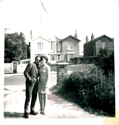 My grandparents in London, 1960s