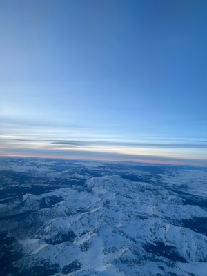 View from flight 