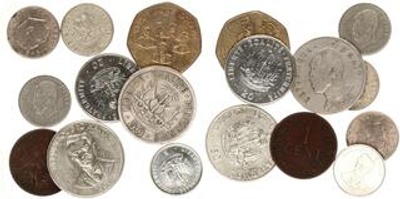 Coin differences in size