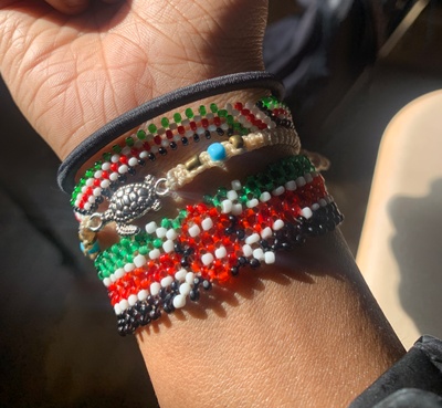 My Kenyan bracelet  worn for 5+ years
