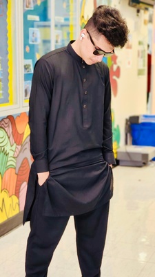 Black Shalwar Kameez