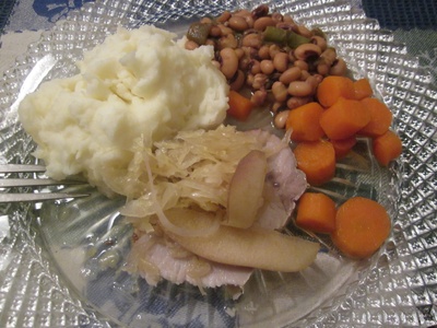 Pork and sauerkraut meal