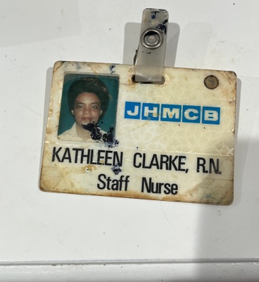 My Grandmothers nurse ID 