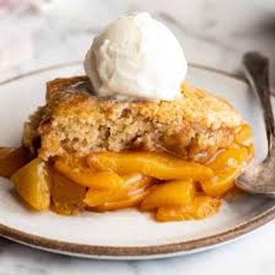 Delicious Peach Cobbler