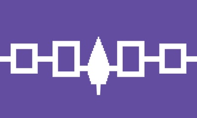 Iroquois Flag stock image