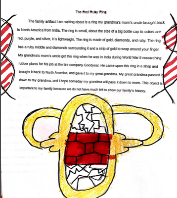 The Red Ruby Ring Paragraph