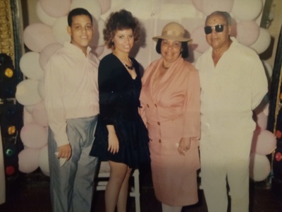 My mom with her brother and uncle