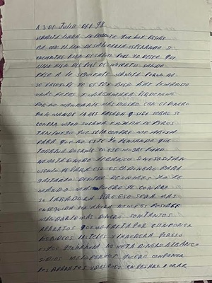 My dad's letter to my abuelita