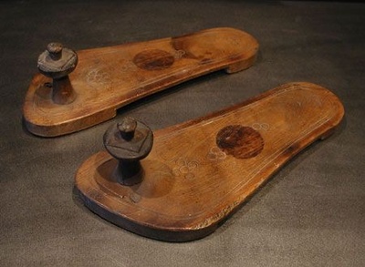 Traditional Wooden sandals.
