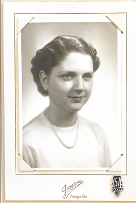 Jeanette's Senior Portrait, 1957