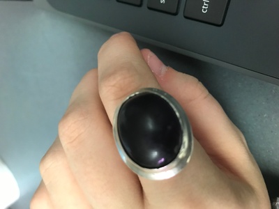 The ring,silver and amethyst 