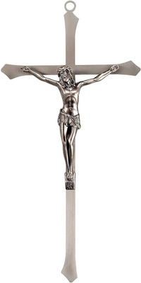 An all metal Jesus crucifixion 