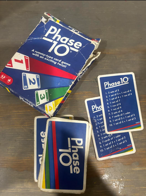 Deck of cards from the game “Phase 10”.