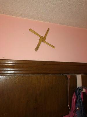 The Cross of St Bridget above my door