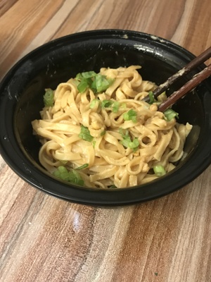 peanut butter in stir fried noodles