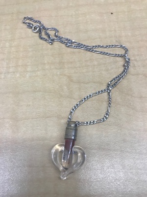 Dad's Pendant on the silver chain