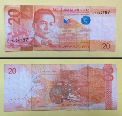 Twenty-peso banknote of Philippines
