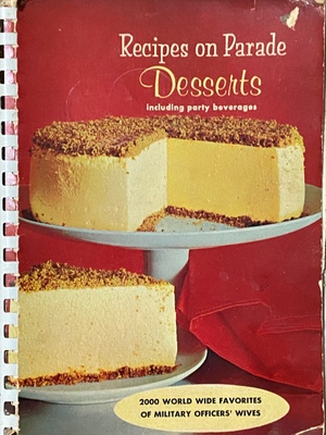 Recipe book of baked goods and beverages