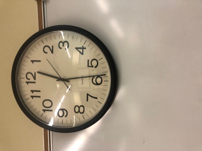This clock symbolizes us waking up early