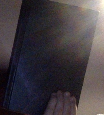 This is a photo of my sketchbook