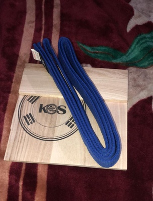 Taekwondo blue belt 