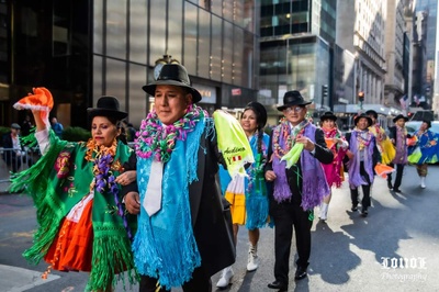 Parade on 5th Av. in Manhattan, NY.