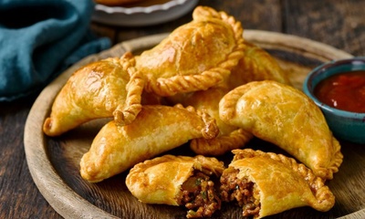 These are baked beef empanadas.