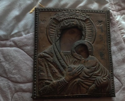 Virgin Mary gift to Great Great Grandma