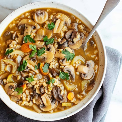 Mushroom Barely Soup