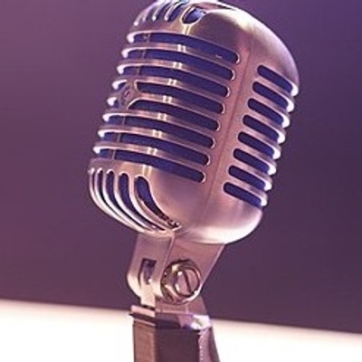 An old microphone