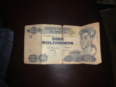 Ten Bolivianos