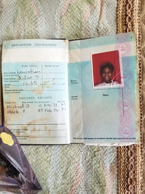 British Passport from my mother when she was 13 years old.