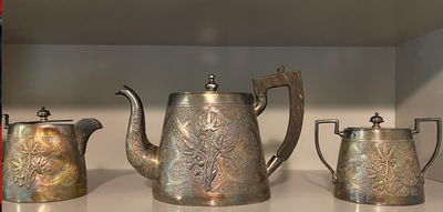 Kashmiri Tea Set, Made of silver