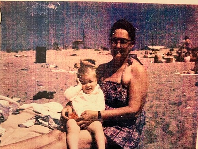 Mom&Great Grandma, Nantasket Beach, 1967