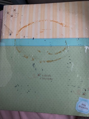 A worn and dirty cover of the album.