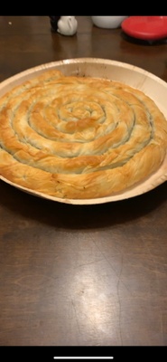 Burek (pork free spiral pie)
