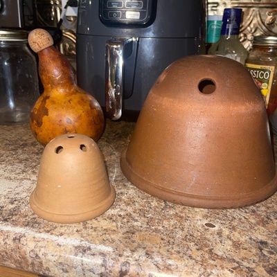 Bole/Gourd (Back Left) and Bindi (Front)