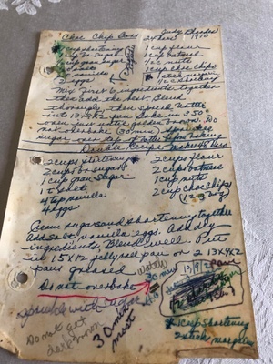 Photo of the original recipe