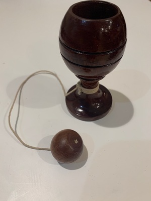 Indian ball and cup toy