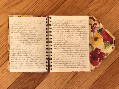 The journal my great grandma wrote in 