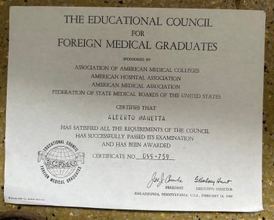 Certificate Approval of Medical Graduate