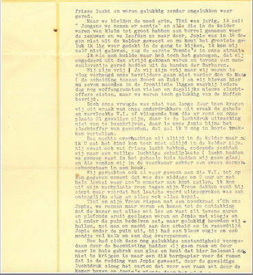 4th page discussing bombing