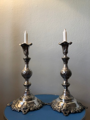 Freshly polished candlesticks